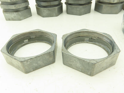 02220 2" EMT Compression Type Connector Coupler Die Cast Aluminum Lot of 22