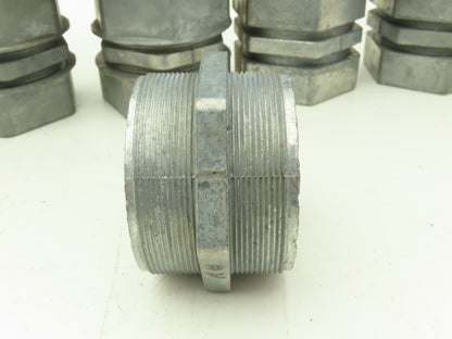 02220 2" EMT Compression Type Connector Coupler Die Cast Aluminum Lot of 22