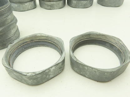 Halex 63625 2-1/2" EMT Compression Coupling Rigid Conduit Aluminum Lot of 12