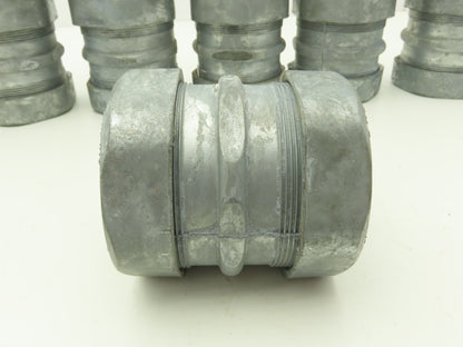 Halex 63625 2-1/2" EMT Compression Coupling Rigid Conduit Aluminum Lot of 12