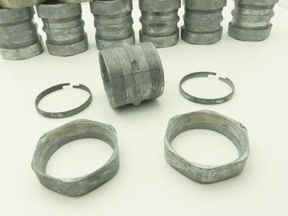 Halex 63625 2-1/2" EMT Compression Coupling Rigid Conduit Aluminum Lot of 12