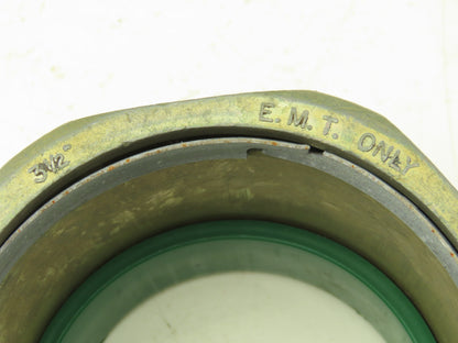 NA 3-1/2" EMT Compression Connector Insulated Throat Rigid Pipe Lot of 6