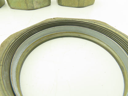 NA 3-1/2" EMT Compression Connector Insulated Throat Rigid Pipe Lot of 6