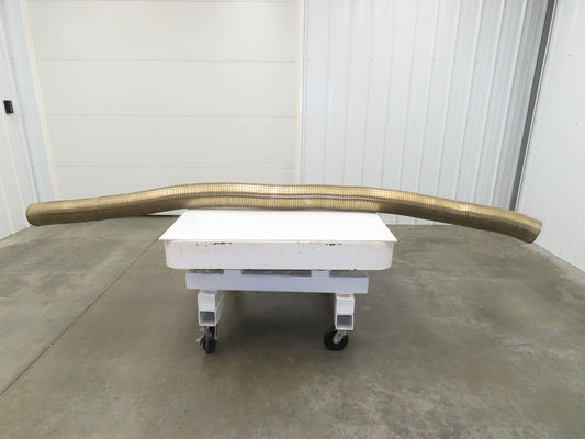 6" Flexible Metal Exhaust Hose Pipe Stainless Steel S Lock Diesel 10' Long