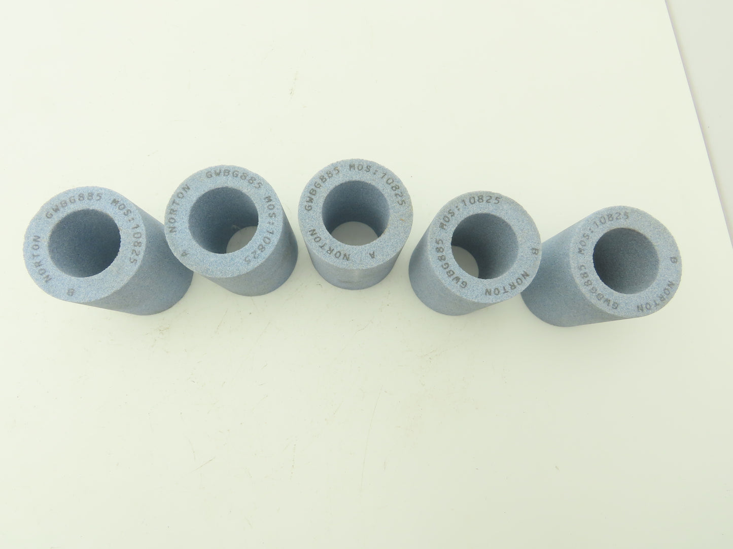 Norton Abrasives GWBG885 Alundum Grinding Wheel 3-3/4"x 3"OD x 1-3/4 ID Lot of 5