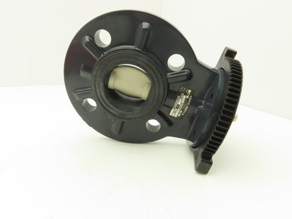Asahi 1730020 Type 56 2" PVC/EPDM Butterfly Valve T-56 Manual Lever Operated