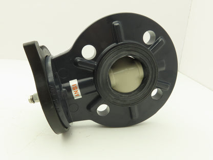 Asahi 1730020 Type 56 2" PVC/EPDM Butterfly Valve T-56 Manual Lever Operated