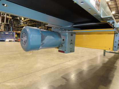 Hytrol 18"x 40' 10" Slider Bed Conveyor 15.5" Belt 1Hp 3PH Center Drive 50FPM