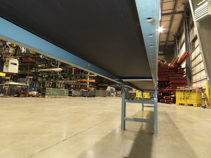 Hytrol 18"x 40' 10" Slider Bed Conveyor 15.5" Belt 1Hp 3PH Center Drive 50FPM