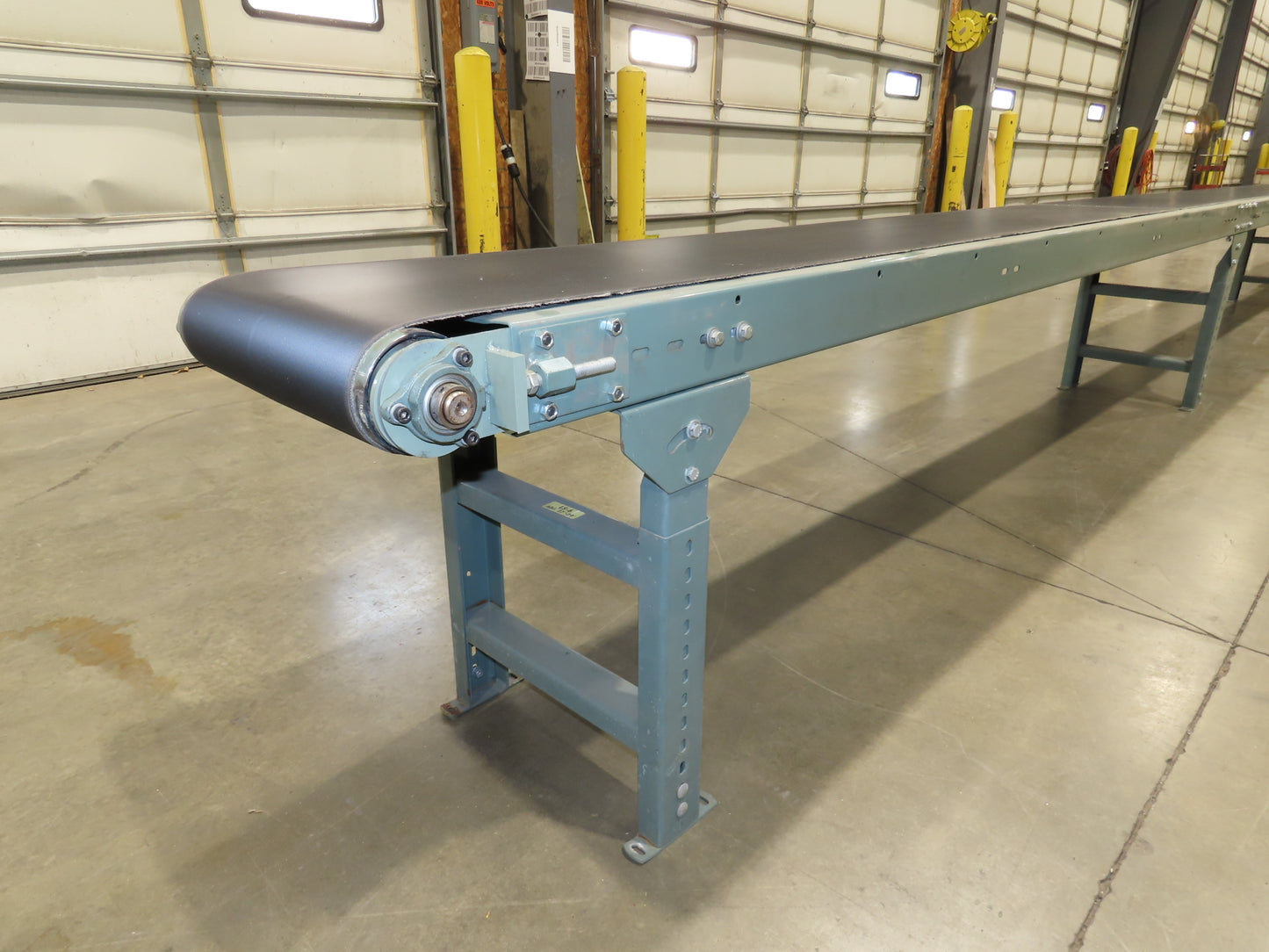 Hytrol 18"x 40' 10" Slider Bed Conveyor 15.5" Belt 1Hp 3PH Center Drive 50FPM