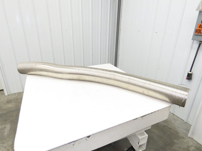 6" Flexible Metal Exhaust Hose Pipe Stainless Steel S Lock Diesel 6' Long