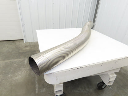 6" Flexible Metal Exhaust Hose Pipe Stainless Steel S Lock Diesel 6' Long
