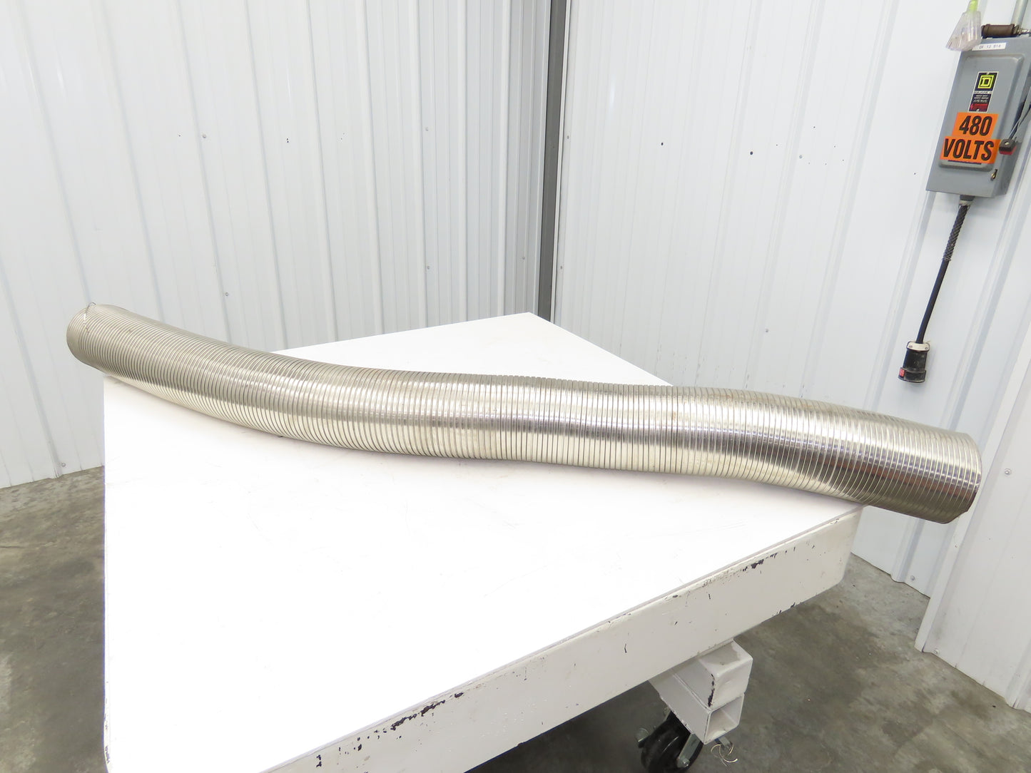 6" Flexible Metal Exhaust Hose Pipe Stainless Steel S Lock Diesel 6' Long