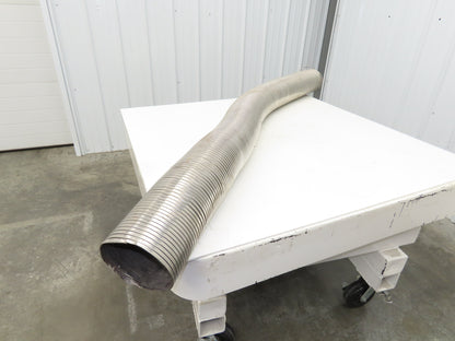6" Flexible Metal Exhaust Hose Pipe Stainless Steel S Lock Diesel 6' Long