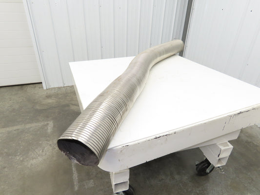 6" Flexible Metal Exhaust Hose Pipe Stainless Steel S Lock Diesel 6' Long