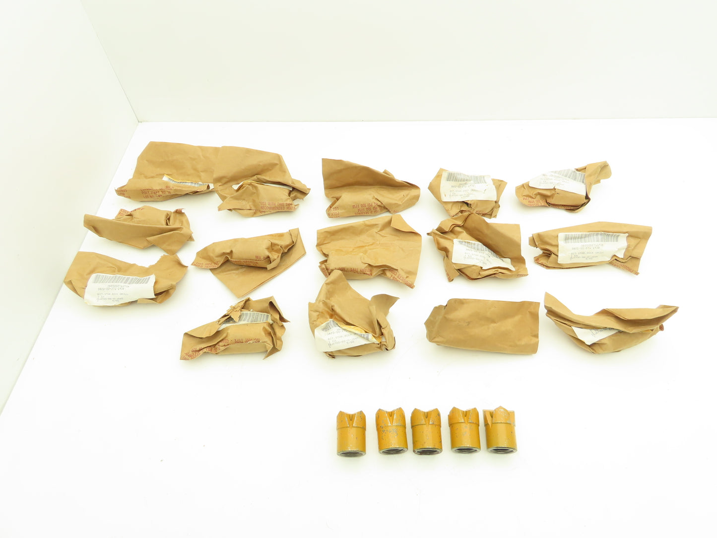 3820-00-271-1938 Star Cross Rock Drill Bit 1-1/2" Lot of 20