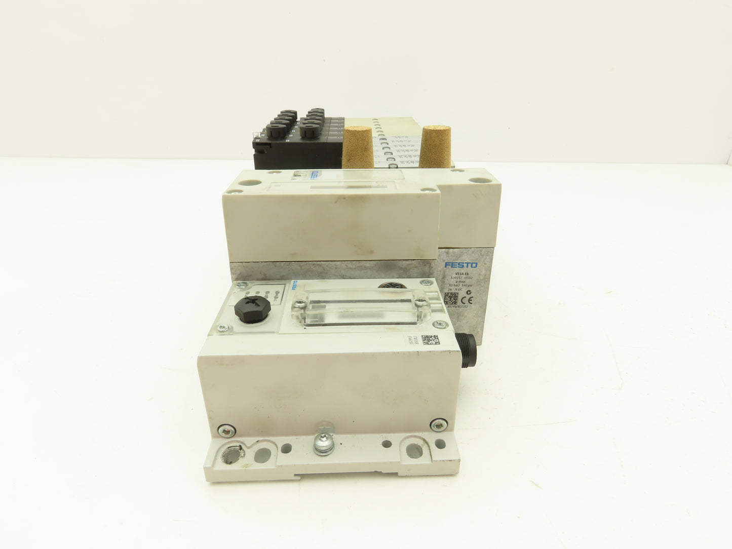 Festo VSVA-B-B52-ZD-A2-1T1L Solenoid Valve 12-Station Manifold 24V w/Bus Node