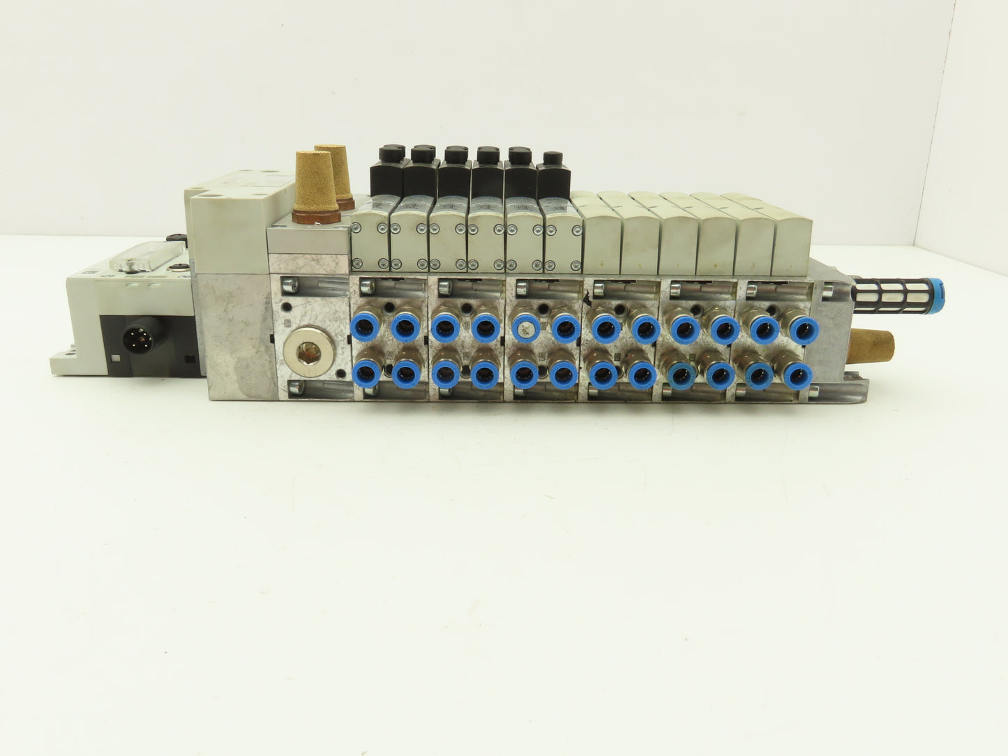 Festo VSVA-B-B52-ZD-A2-1T1L Solenoid Valve 12-Station Manifold 24V w/Bus Node