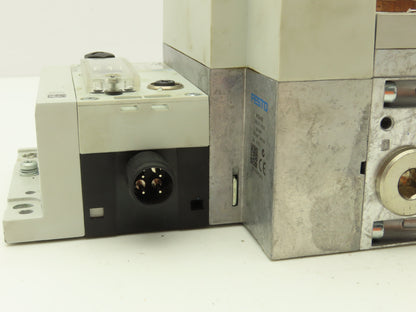 Festo VSVA-B-B52-ZD-A2-1T1L Solenoid Valve 12-Station Manifold 24V w/Bus Node