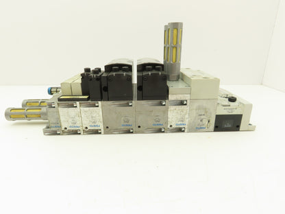 Festo VSVA-B-P53C-ZD-D2-1T1L Solenoid Valve Manifold 24VDC w/Bus Node CPX-FB 32