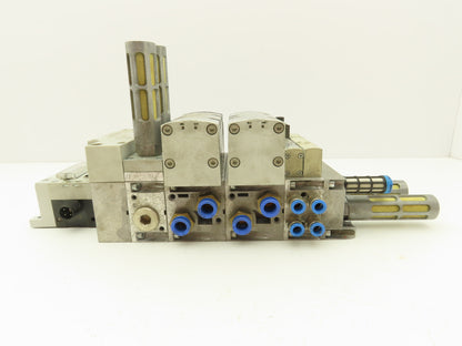 Festo VSVA-B-P53C-ZD-D2-1T1L Solenoid Valve Manifold 24VDC w/Bus Node CPX-FB 32