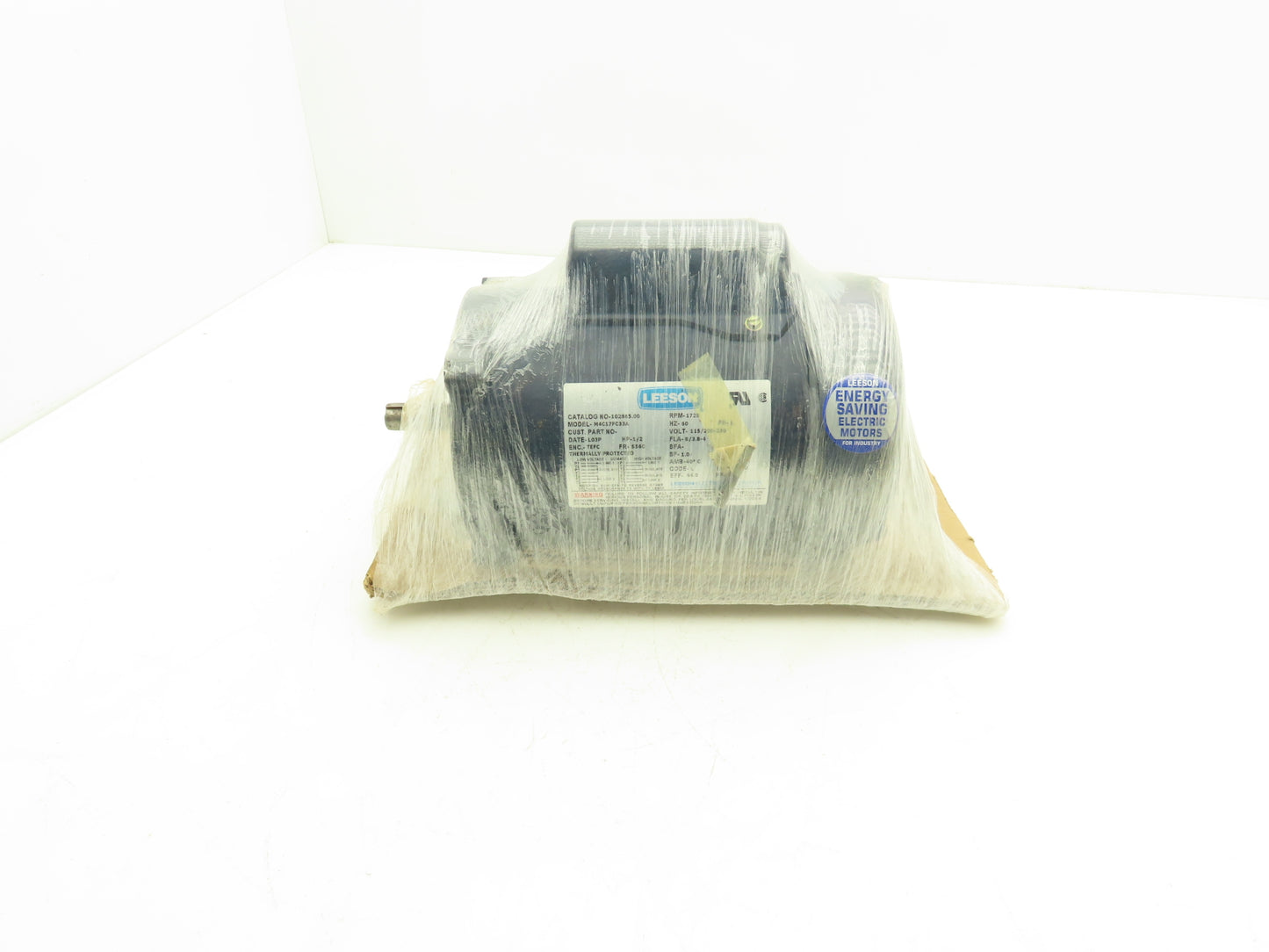 Leeson Electric  M4C17FC33 AC Motor 1/2Hp 1725 RPM 115/208-230V 1PH S56C TEFC