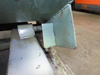 Roura Self Dumping Hopper 1/4 Yard Forklift Steel Dumpster Low Profile 33x37x25"