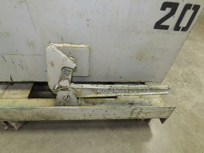 Roura Self Dumping Hopper 1/4 Yard Forklift Steel Dumpster Low Profile 33x37x25"