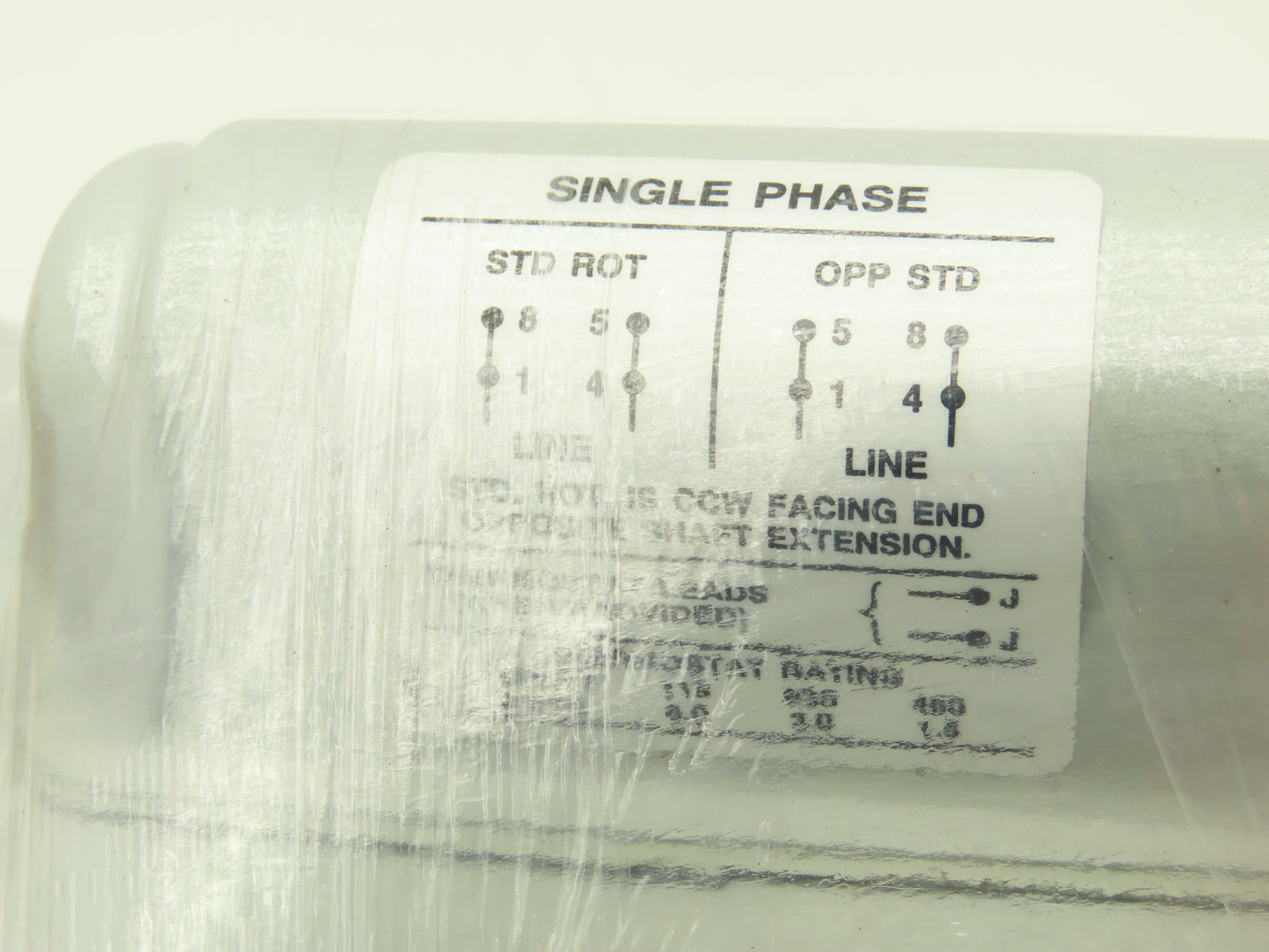 Baldor 34H650Y035 AC Motor 1/6 Hp 1725 RPM 115V 1Ph 56C TEFC