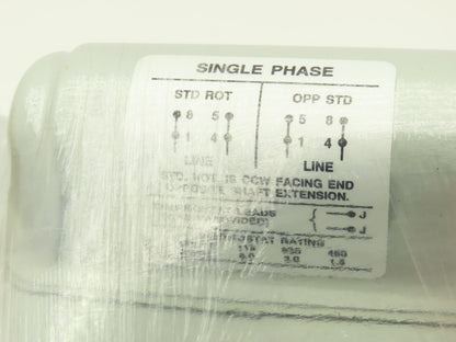 Baldor 34H650Y035 AC Motor 1/6 Hp 1725 RPM 115V 1Ph 56C TEFC