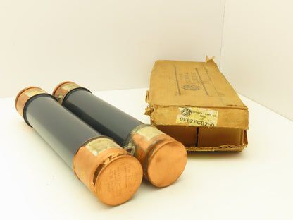 GE General Electric 9F62FCB250 Dual Fuse 250E Amp 5.5kv Type EJ 0-1DD 16"L