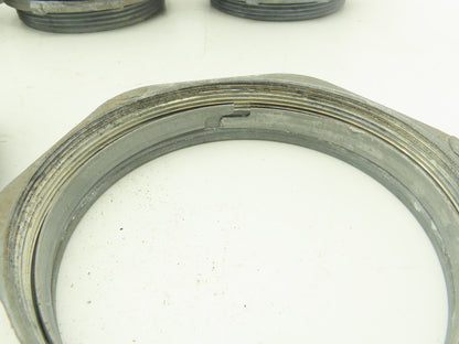 Halex 02140B EMT Conduit Compression Connector 4" Rigid/IMC Compression Lot of 7