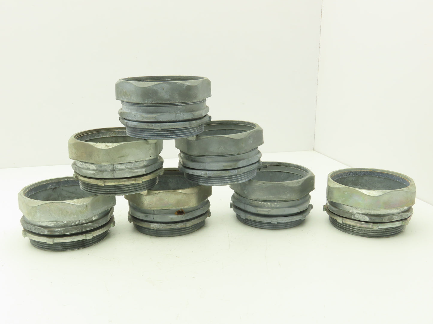 Halex 02140B EMT Conduit Compression Connector 4" Rigid/IMC Compression Lot of 7