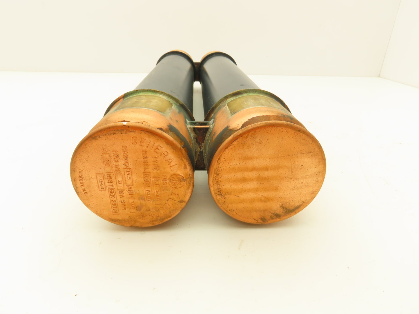 GE General Electric 9F62FDD200 Dual Fuse 200E Amp 15.5kv Type EJ0-1 DD 19"L