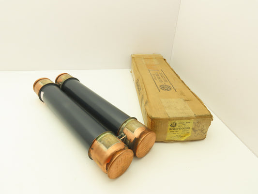 GE General Electric 9F62FDD200 Dual Fuse 200E Amp 15.5kv Type EJ0-1 DD 19"L