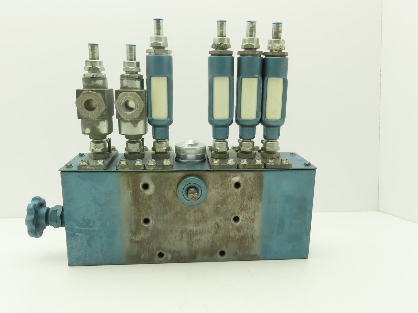 Madison Kipp SVH 6-Point Lubricator Sight Feed Oiler Pump 5 Liter Tank