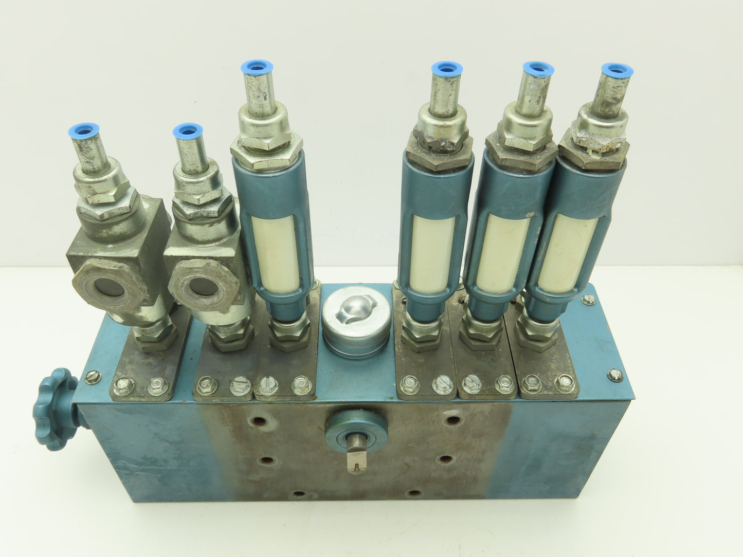 Madison Kipp SVH 6-Point Lubricator Sight Feed Oiler Pump 5 Liter Tank