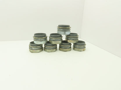 3-1/2" EMT Conduent Compression Connector Rigid IMC Die Cast Lot of 8