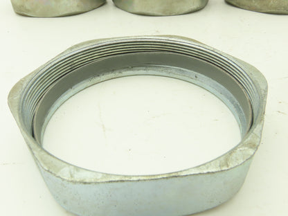 3-1/2" EMT Conduent Compression Connector Rigid IMC Die Cast Lot of 8