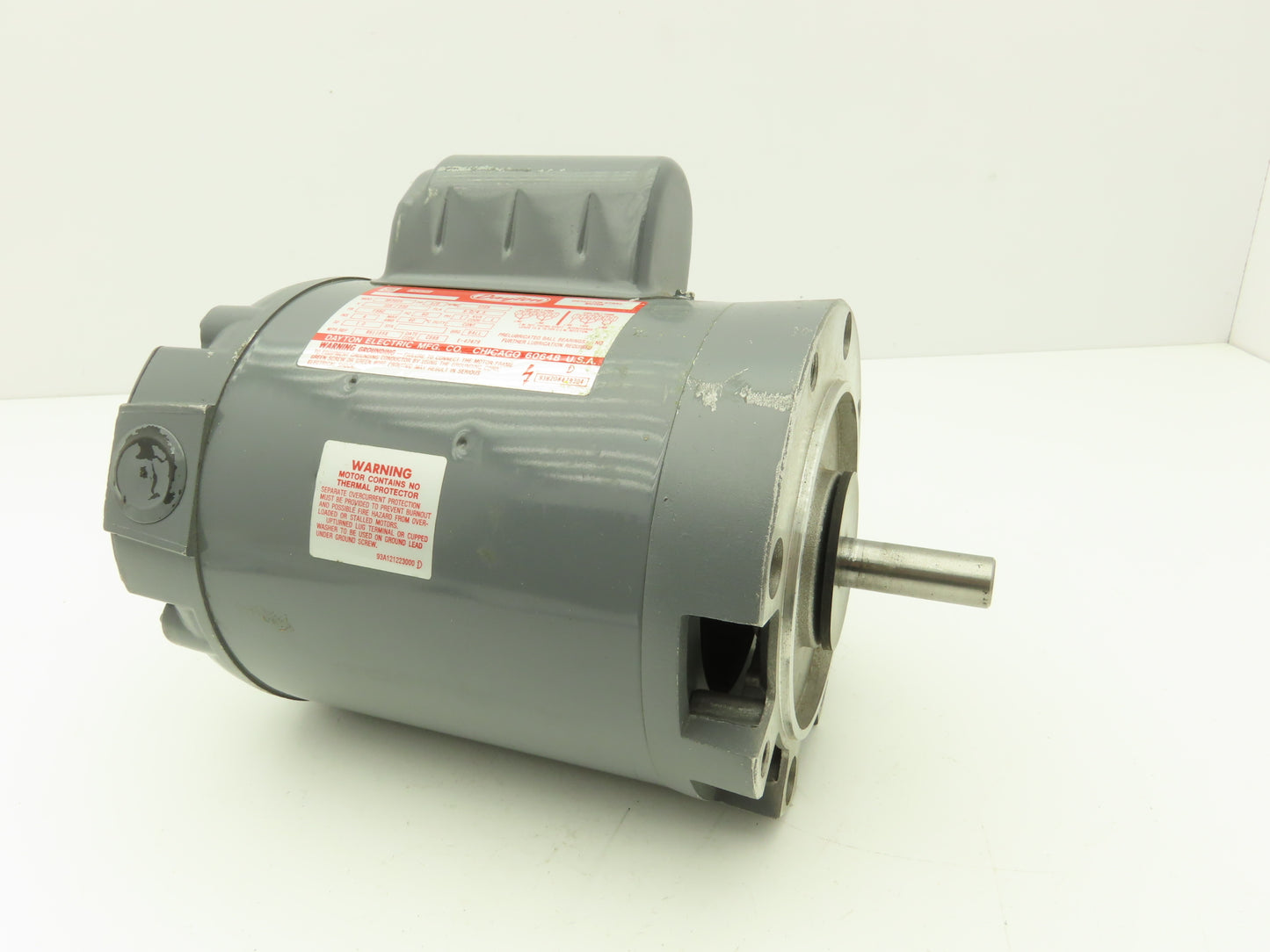 Dayton 5K340X AC Capacitor Start Motor 1/2 Hp 1725 RPM 115/230V 1Ph F56C