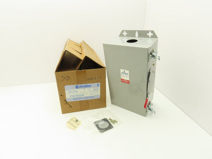 Challenger RGD322SNC Safety Disconnect Switch Fusible 60A 3 Pole 4 Wire 240V