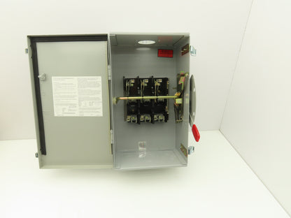 Challenger RGD322SNC Safety Disconnect Switch Fusible 60A 3 Pole 4 Wire 240V