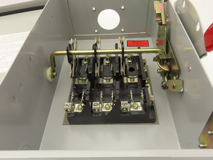 Challenger RGD322SNC Safety Disconnect Switch Fusible 60A 3 Pole 4 Wire 240V