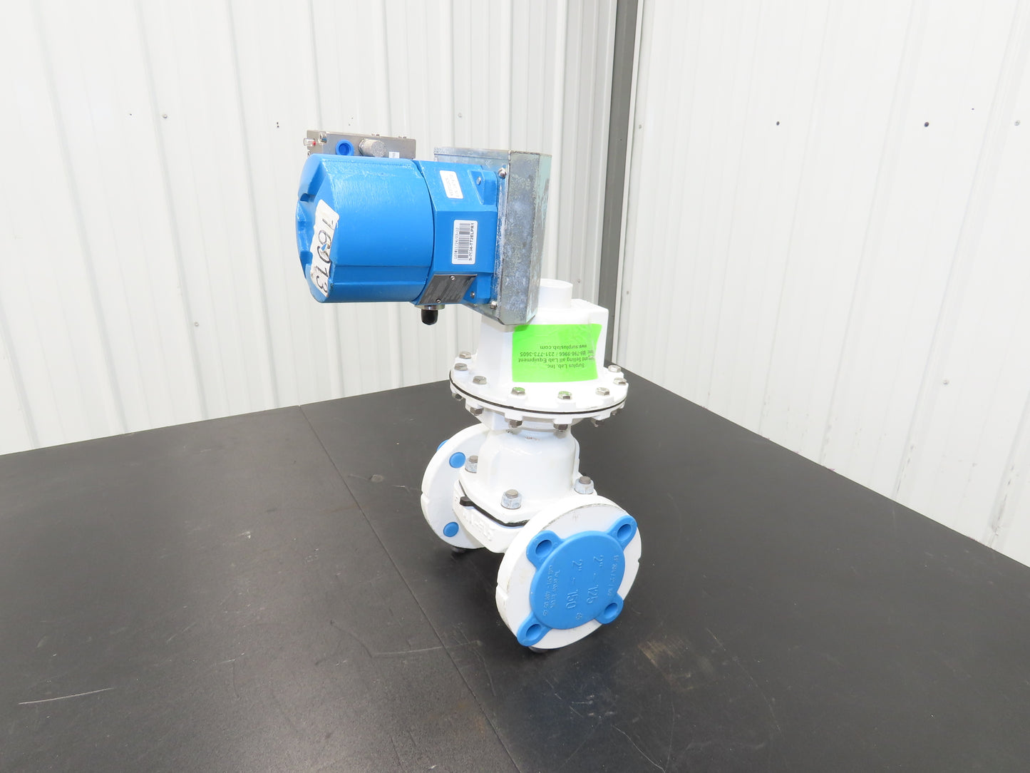 ITT Dia-Flo 2" Poly Lined Diaphragm Chemical Valve w/Monitor 7634-TT2ELPR1