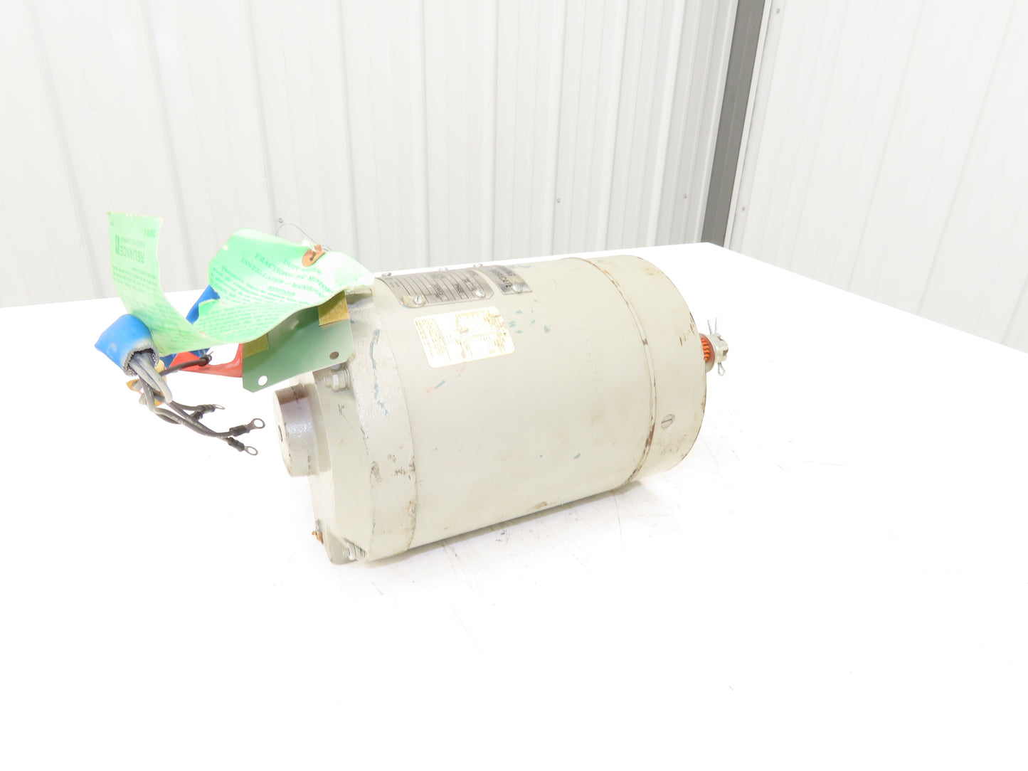 Reliance Electric B7706387M-VS-1 AC Motor 3/4Hp 3450RPM 440V 3Ph FM56CZ