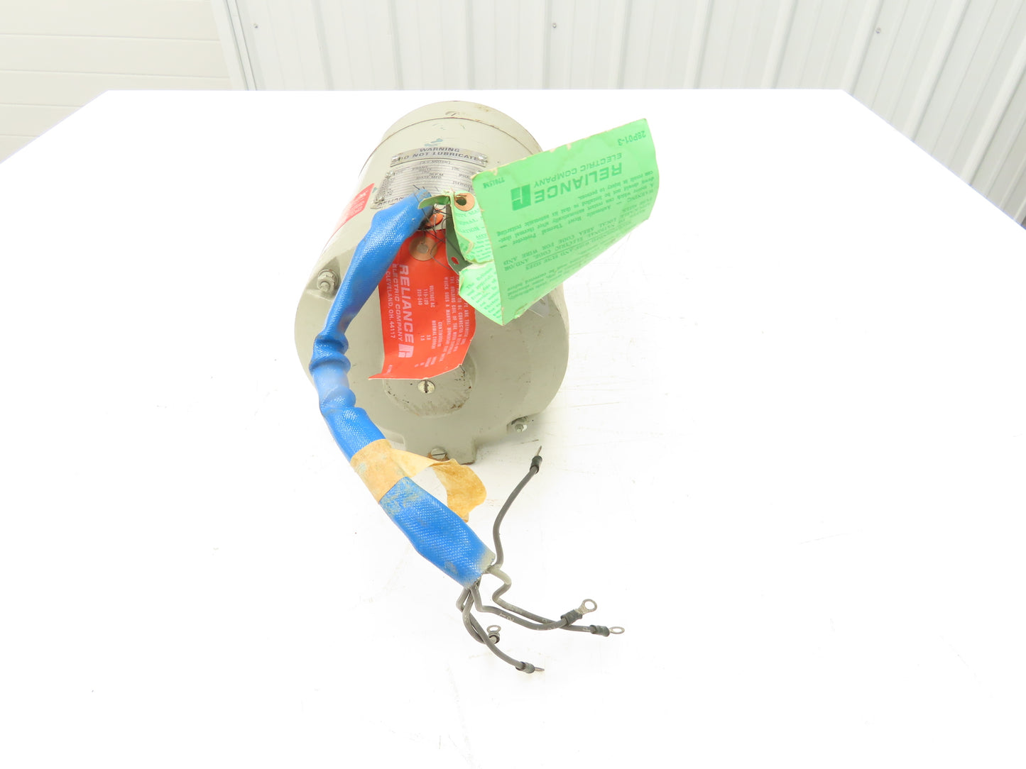 Reliance Electric B7706387M-VS-1 AC Motor 3/4Hp 3450RPM 440V 3Ph FM56CZ