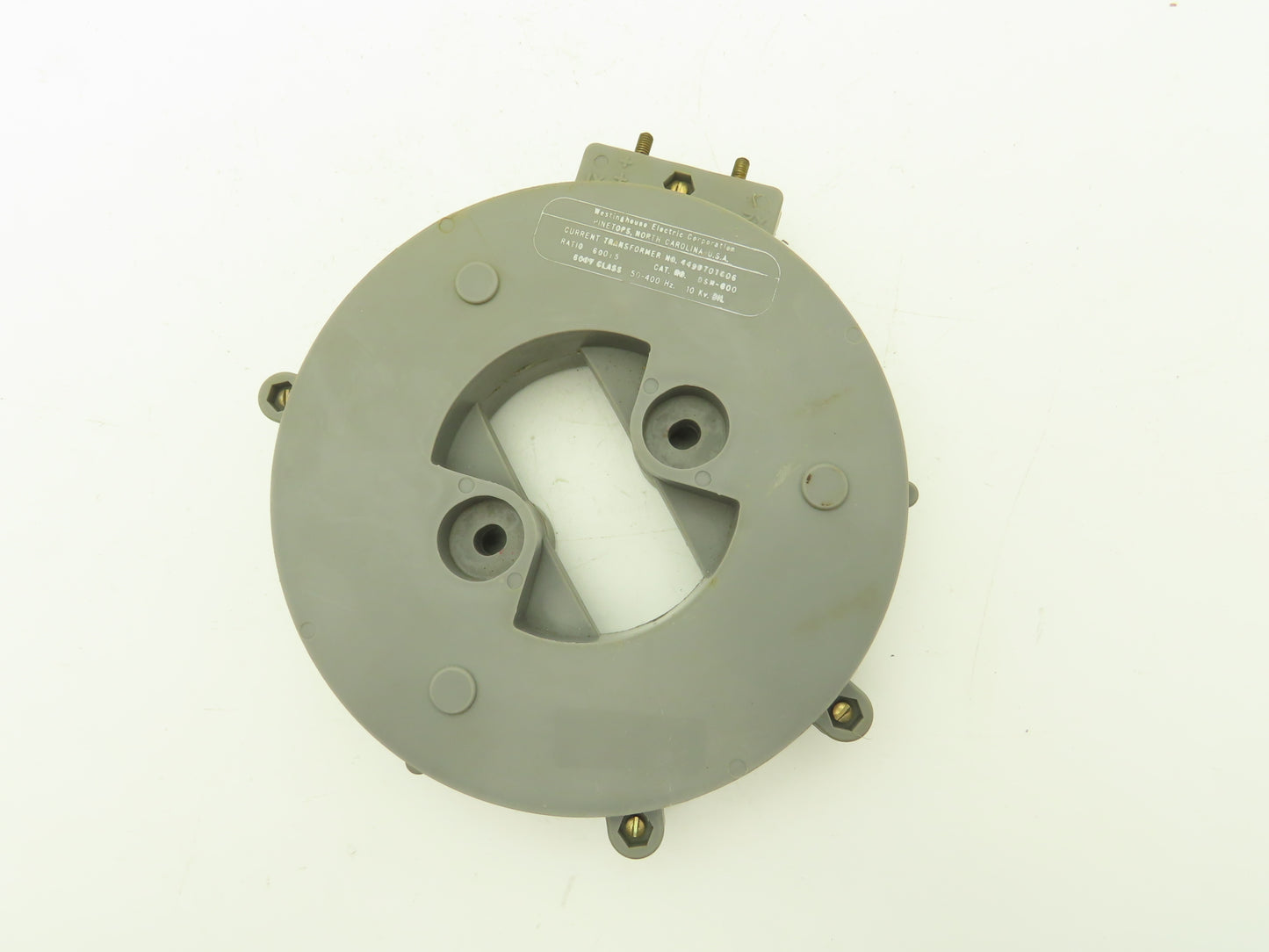 Westinghouse 449D701G06 Current Transformer 600:5 Ratio Body Class 50-400Hz