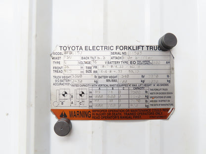 Toyota 48M450F-AB-12 Forklift AC Motor Drive Controller Removed From 8FBE15U