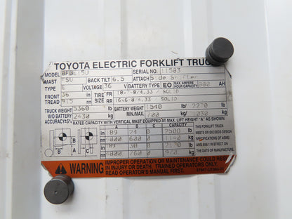 Toyota Electric Forklift Brake Pedal Master Cylinder Assembly From 8FBE15U