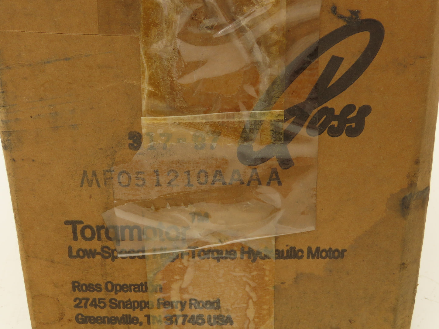 Ross MF051210AAAA Hydraulic Motor 1" Shaft 2 Bolt 4-1/4"